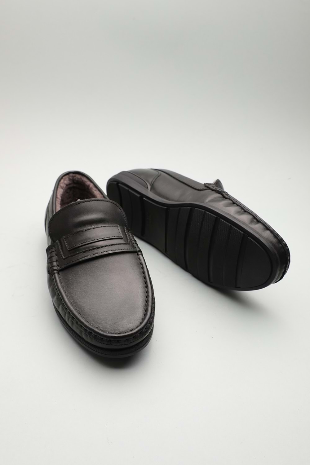 Gondol Erkek Hakiki Deri Klasik Loafer Siyah 42 ttx.60199