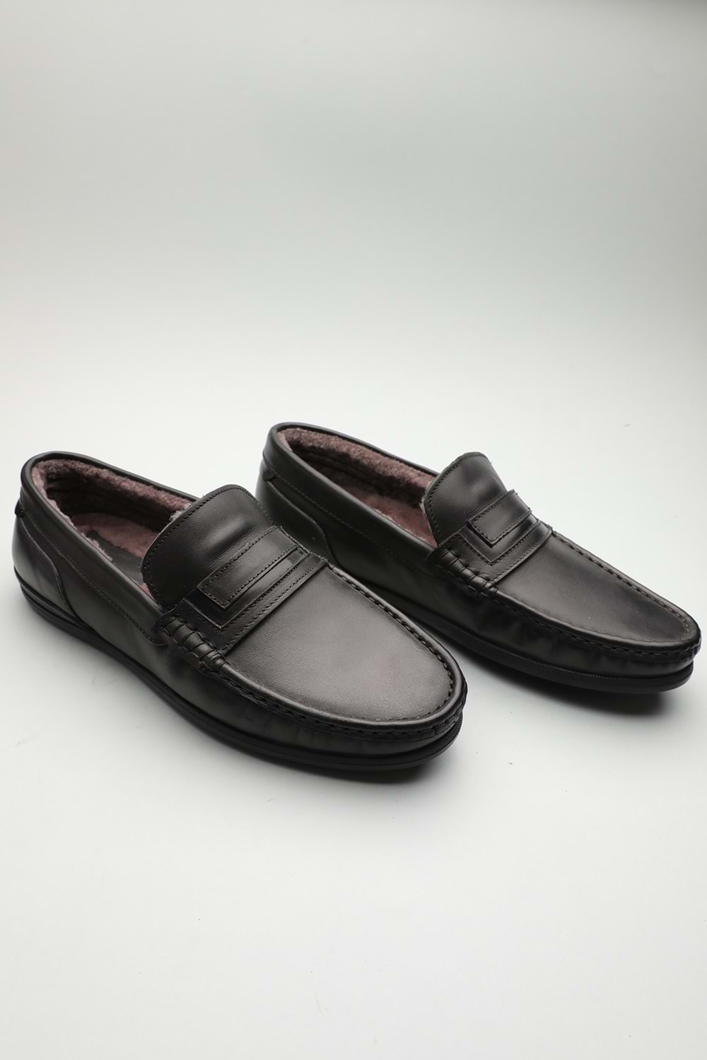 Gondol Erkek Hakiki Deri Klasik Loafer Siyah 42 ttx.60199