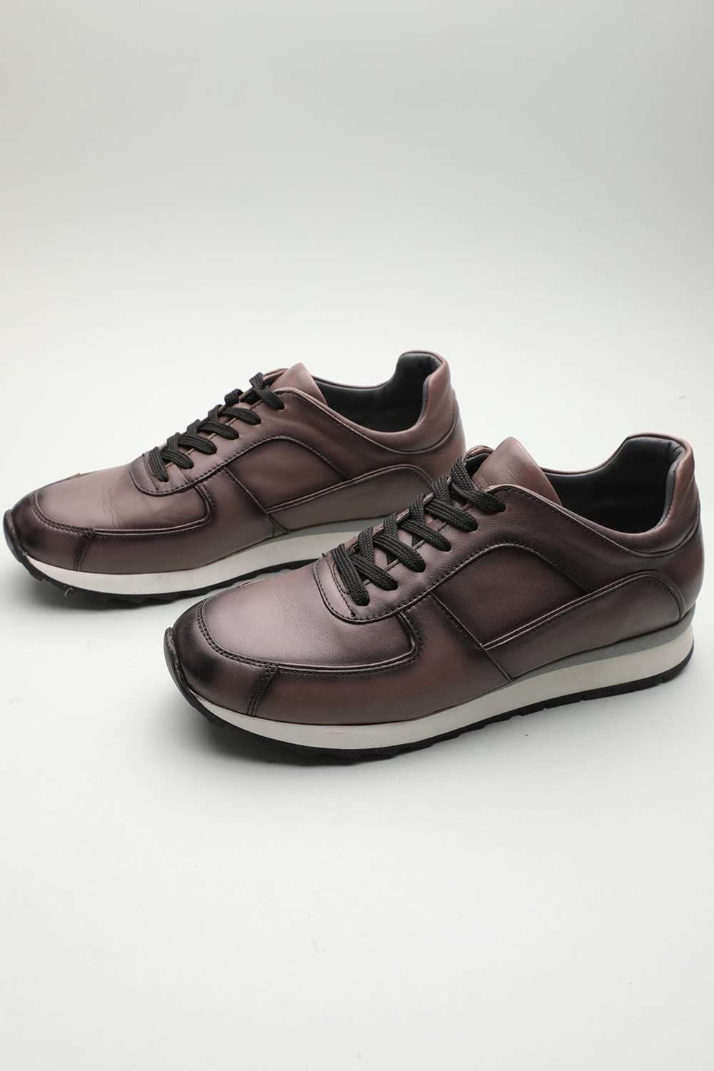 Gondol Erkek Hakiki Deri Klasik Casual Gri 39 ttx.523