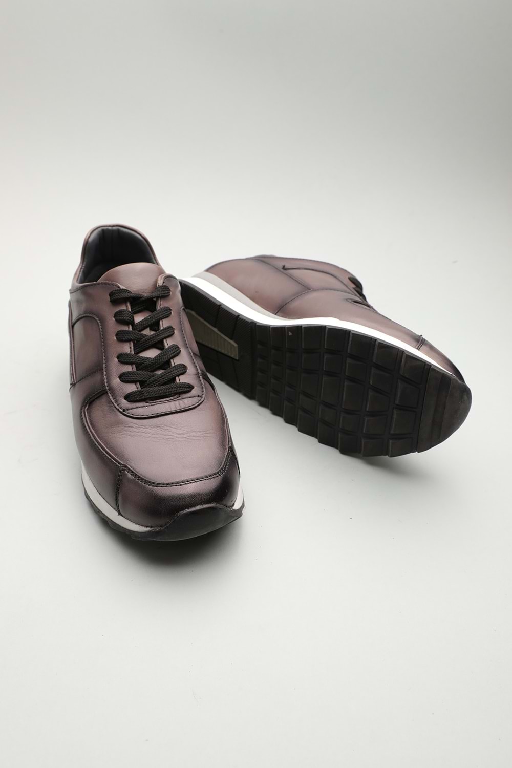 Gondol Erkek Hakiki Deri Klasik Casual Gri 39 ttx.523