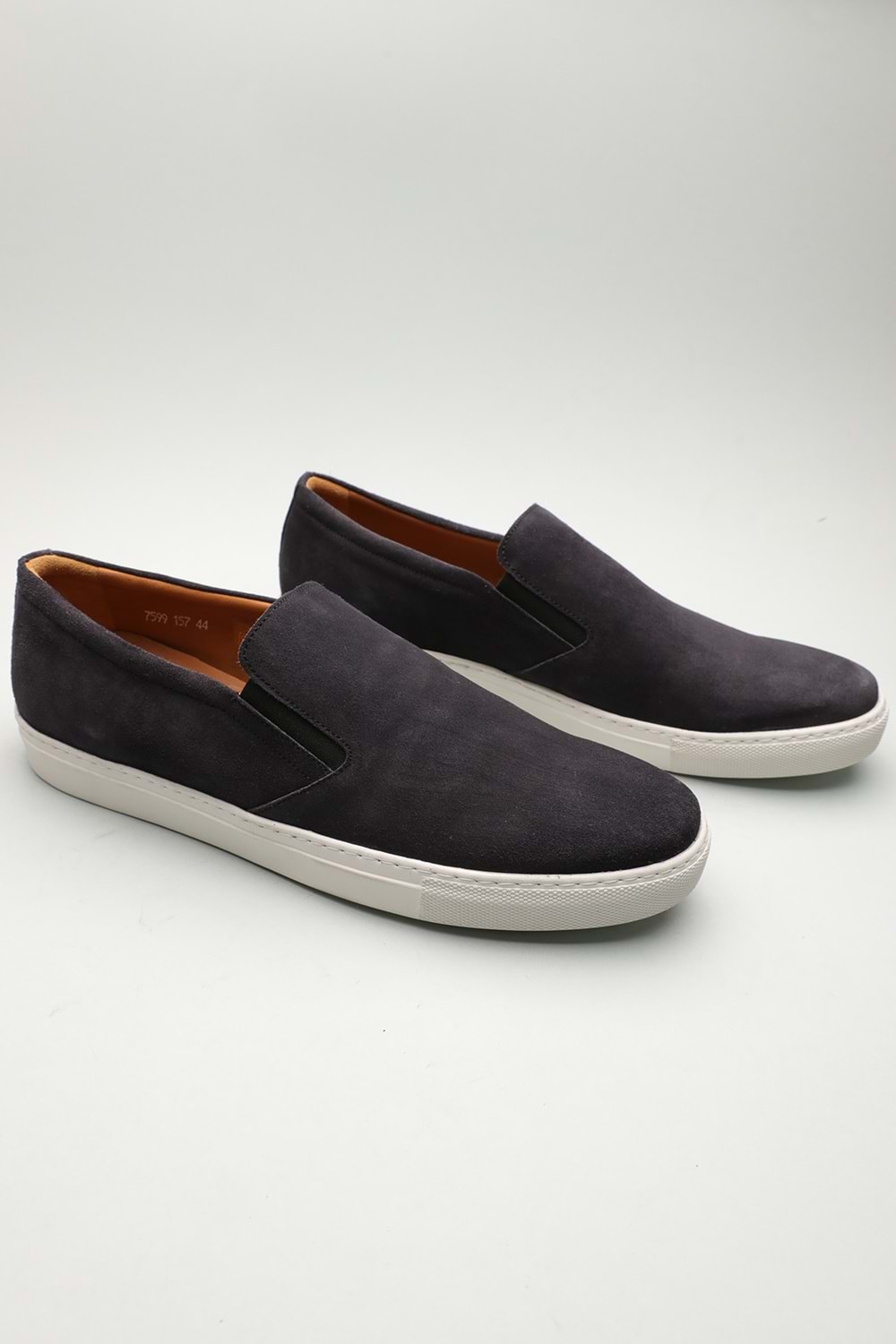 Gondol Erkek Hakiki Deri Klasik Loafer Lacivert süet 44 ttx.601103