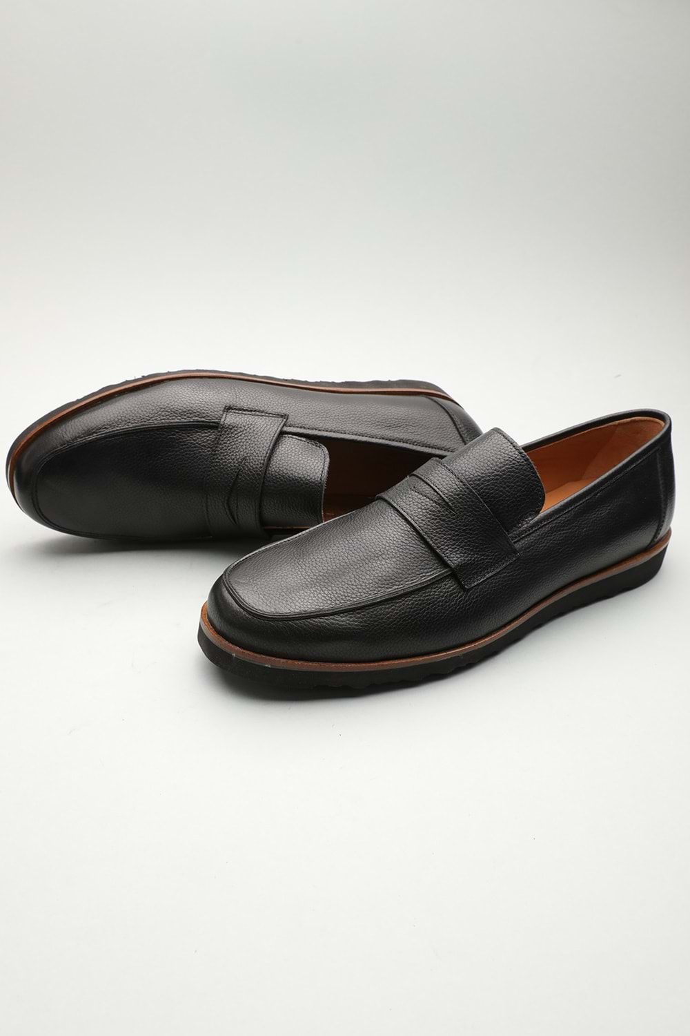 Gondol Erkek Hakiki Deri Klasik Loafer Kahverengi 44 ttx.601125