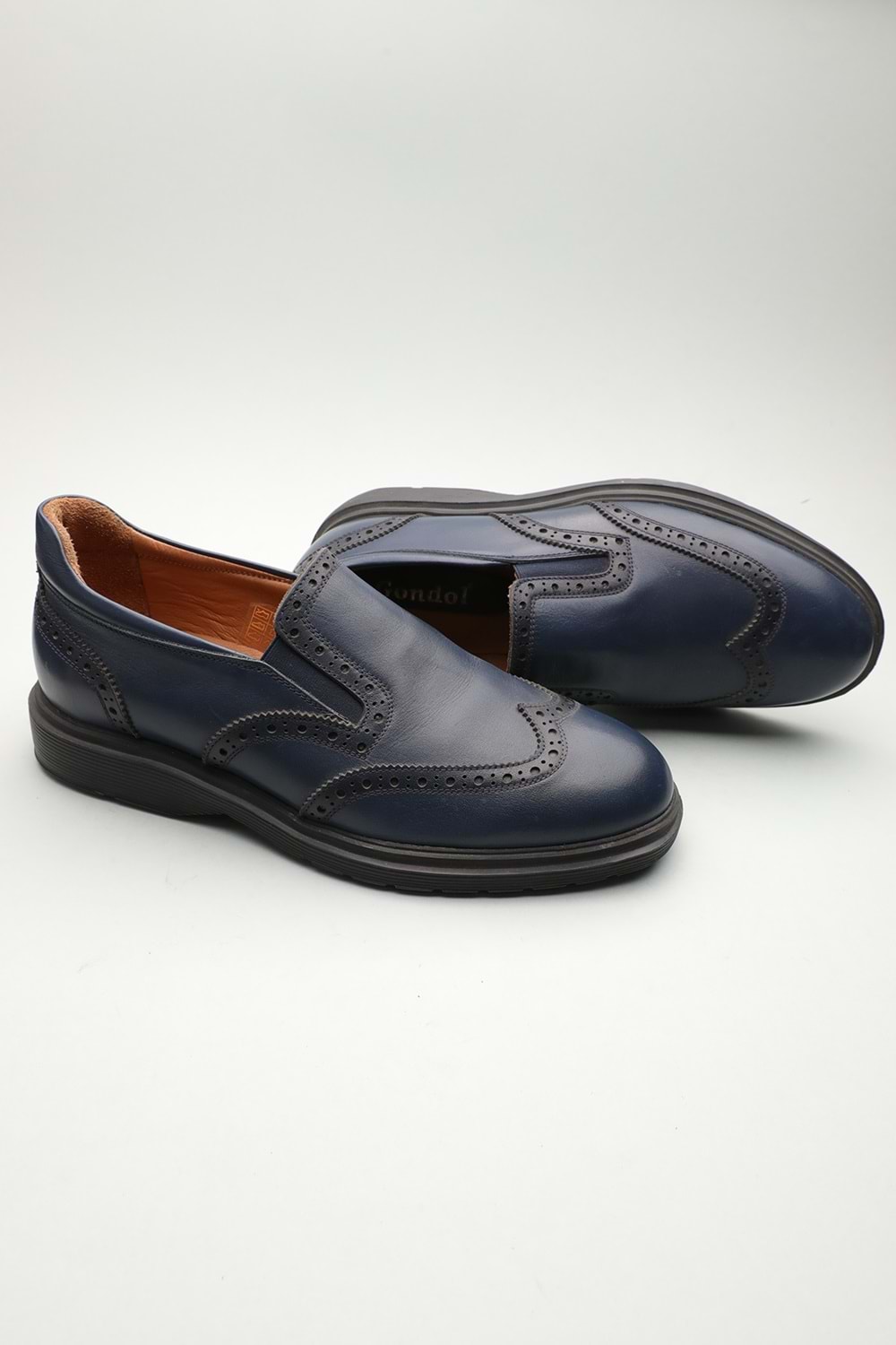 Gondol Erkek Hakiki Deri Klasik Loafer Lacivert 42 ttx.601132