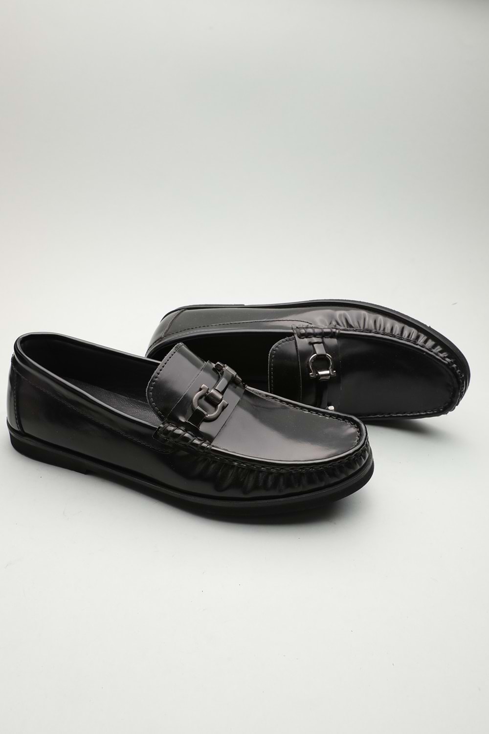 Gondol Erkek Hakiki Deri Klasik Loafer Siyah 42 ttx.601111