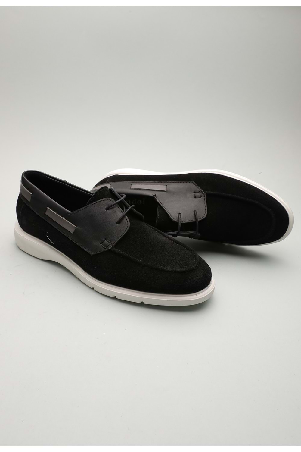 Gondol Erkek Hakiki Deri Klasik Loafer Siyah Süet 42 ttx.601140