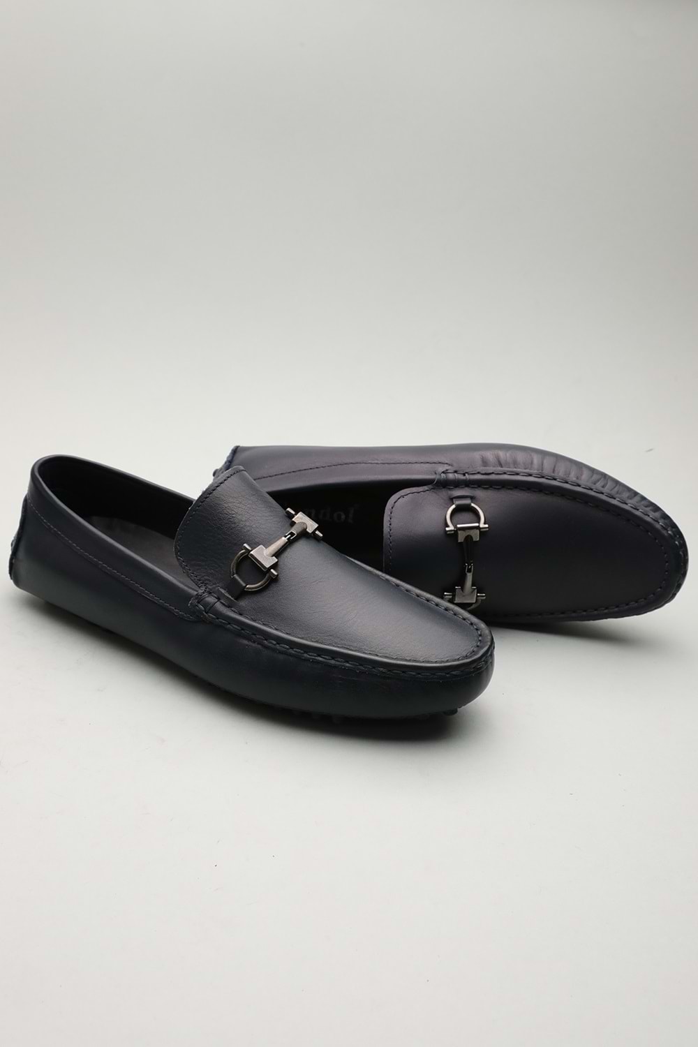 Gondol Erkek Hakiki Deri Klasik Loafer Lacivert 41 ttx.601142