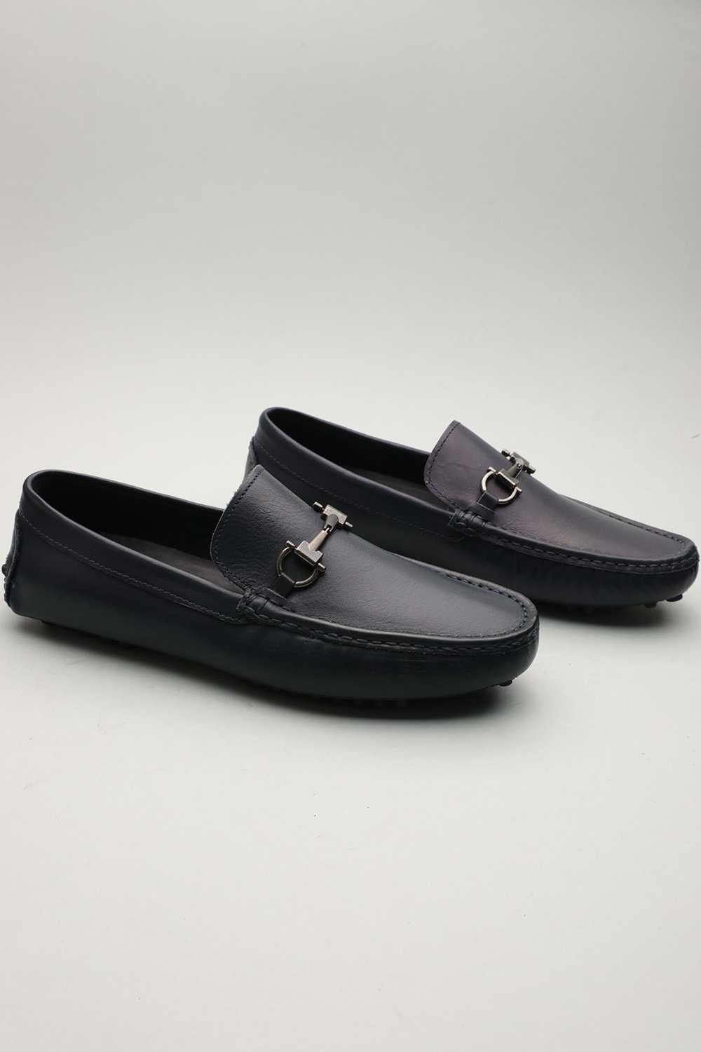 Gondol Erkek Hakiki Deri Klasik Loafer Lacivert 41 ttx.601142