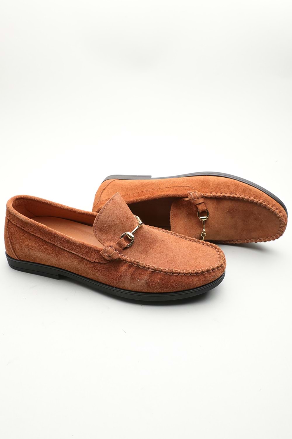 Gondol Erkek Hakiki Deri Klasik Loafer Taba Süet 41 ttx.601175