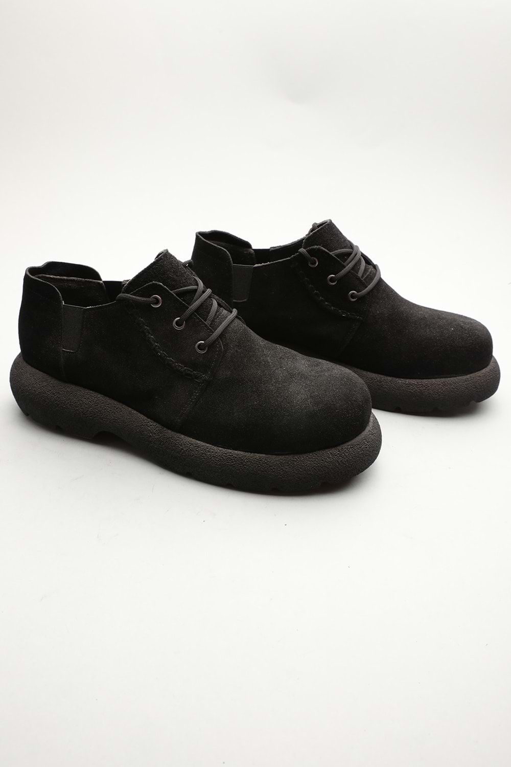 Gondol Erkek Hakiki Deri Klasik Casual Siyah Süet 40 ttx.531