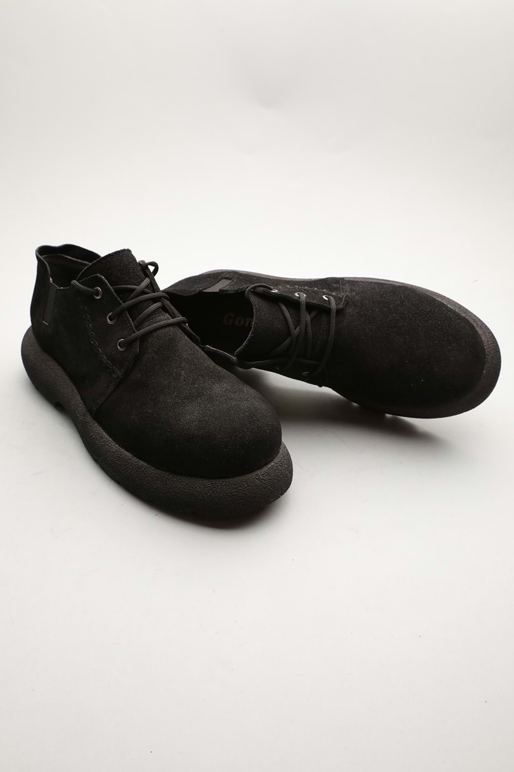 Gondol Erkek Hakiki Deri Klasik Casual Siyah Süet 40 ttx.531