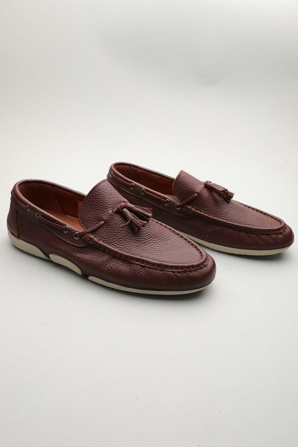 Gondol Erkek Hakiki Deri Klasik Loafer Kahverengi 45 ttx.601195