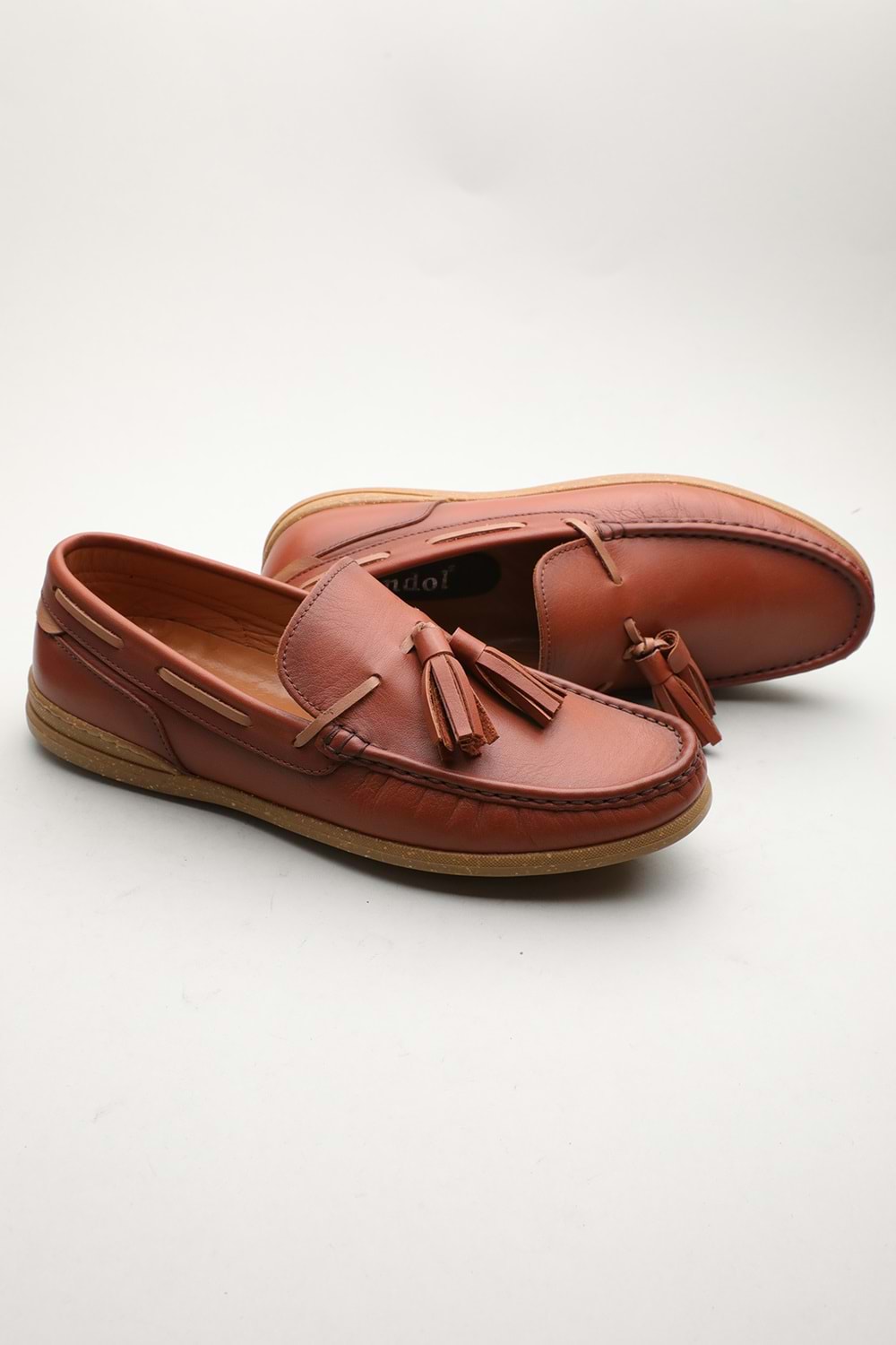Gondol Erkek Hakiki Deri Klasik Loafer Taba 42 ttx.601206
