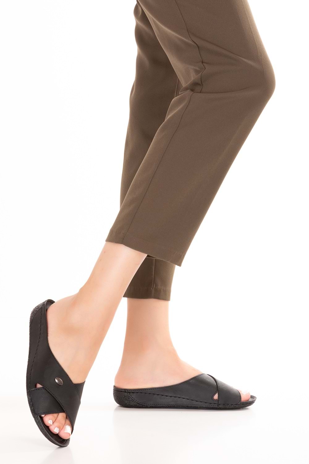 Gondol Kadın Anatomik Taban Terlik bio.1001 - Siyah - 36