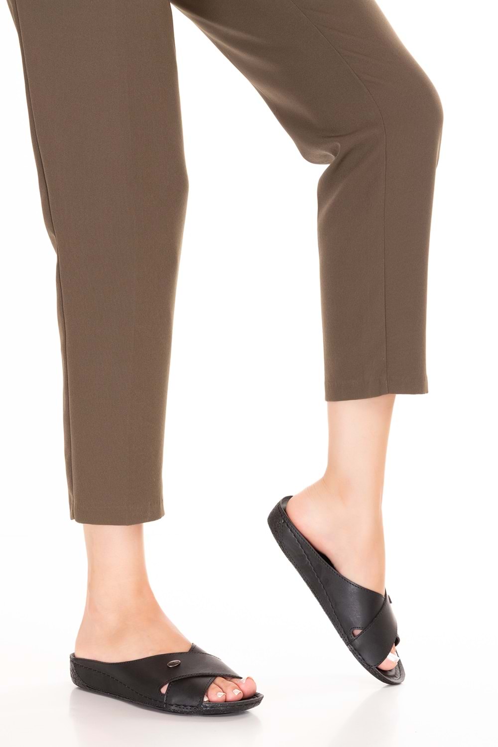 Gondol Kadın Anatomik Taban Terlik bio.1001 - Siyah - 36