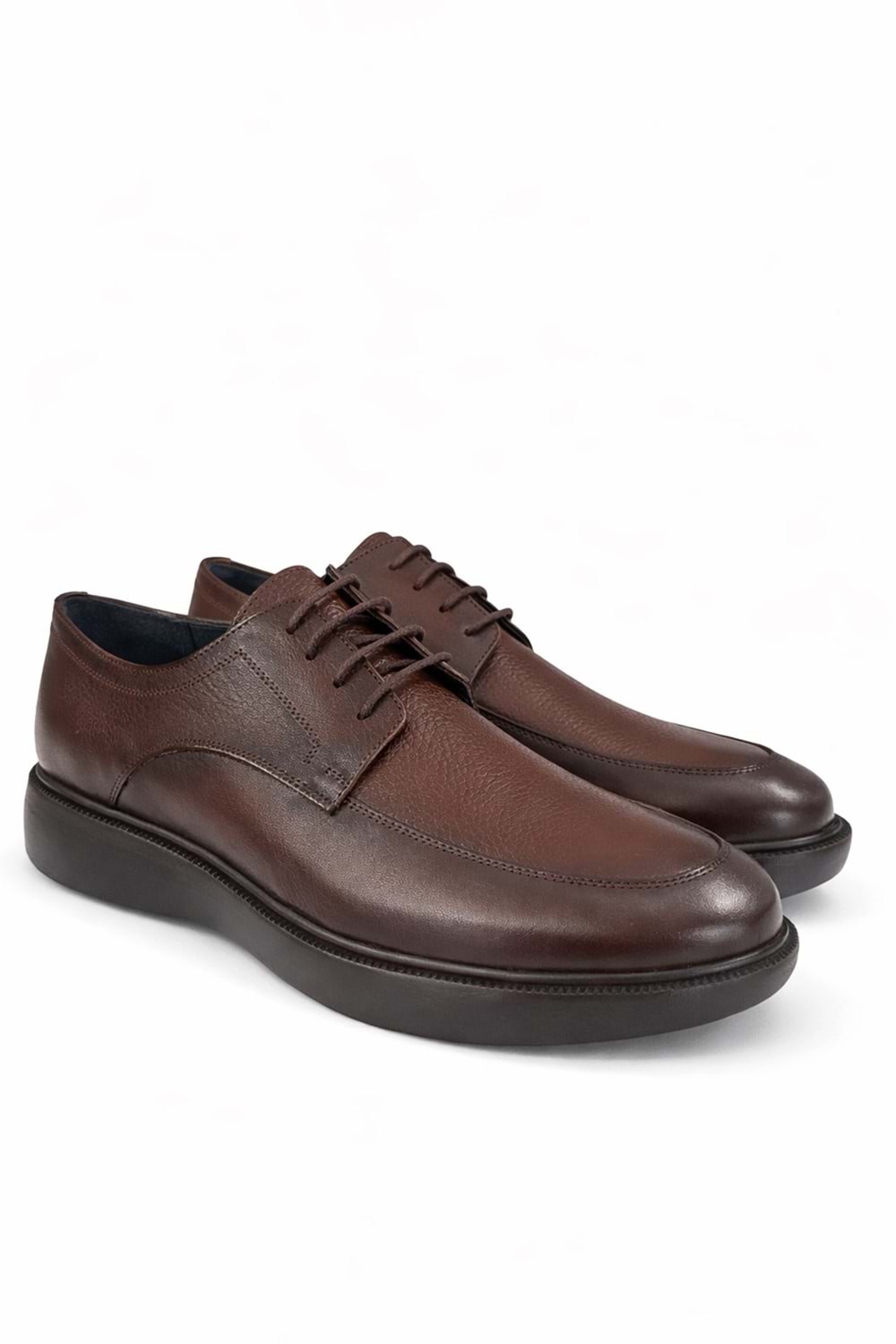 Gondol Erkek Hakiki Deri Damatlık ve Takım Elbise Ayakkabısı Hafif Rahat add.3006 - Kahverengi - 39