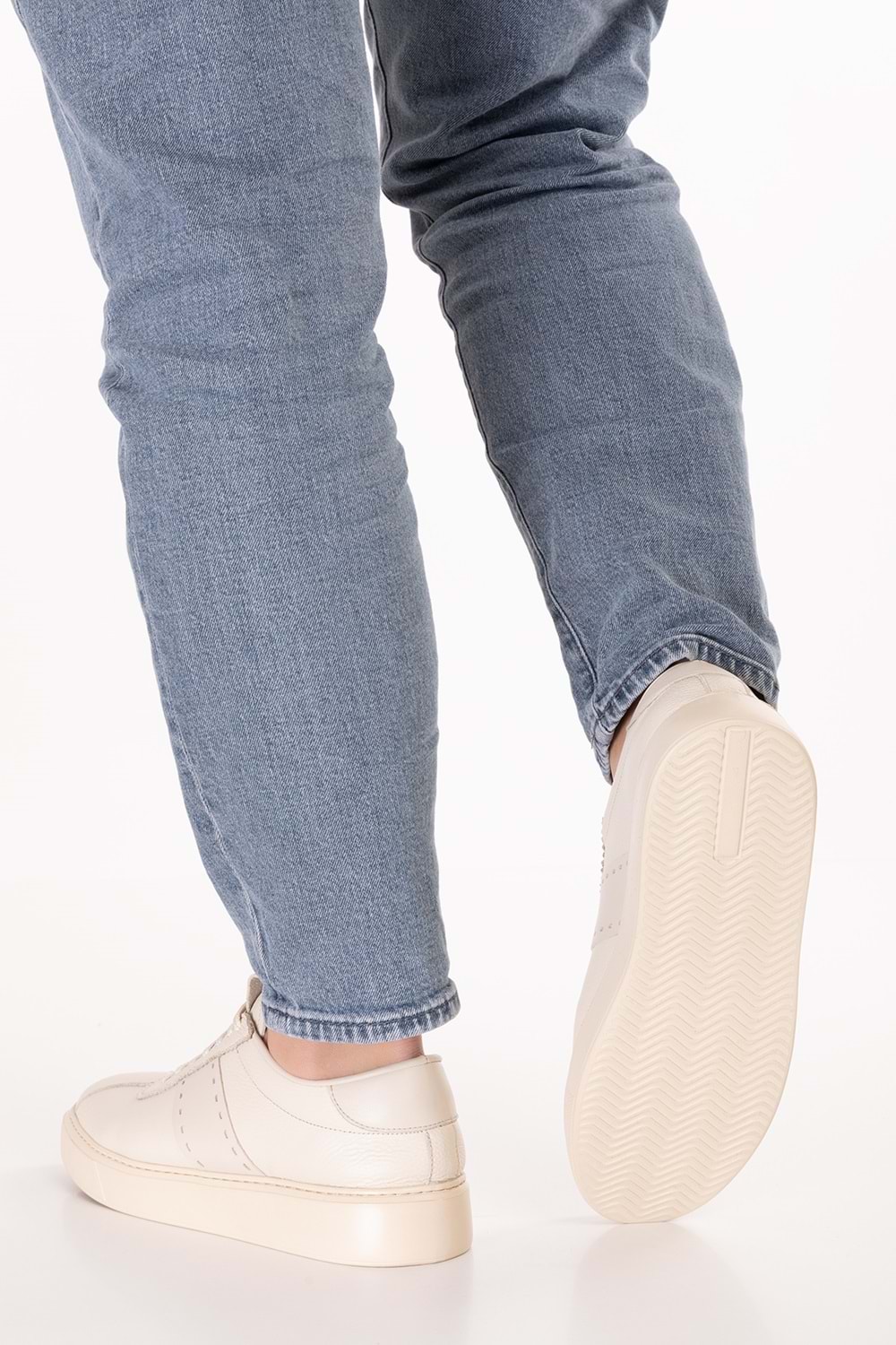 Gondol Içi Dışı Hakiki Deri Günlük Rahat Ayakkabı mals.348 - Bej - 39