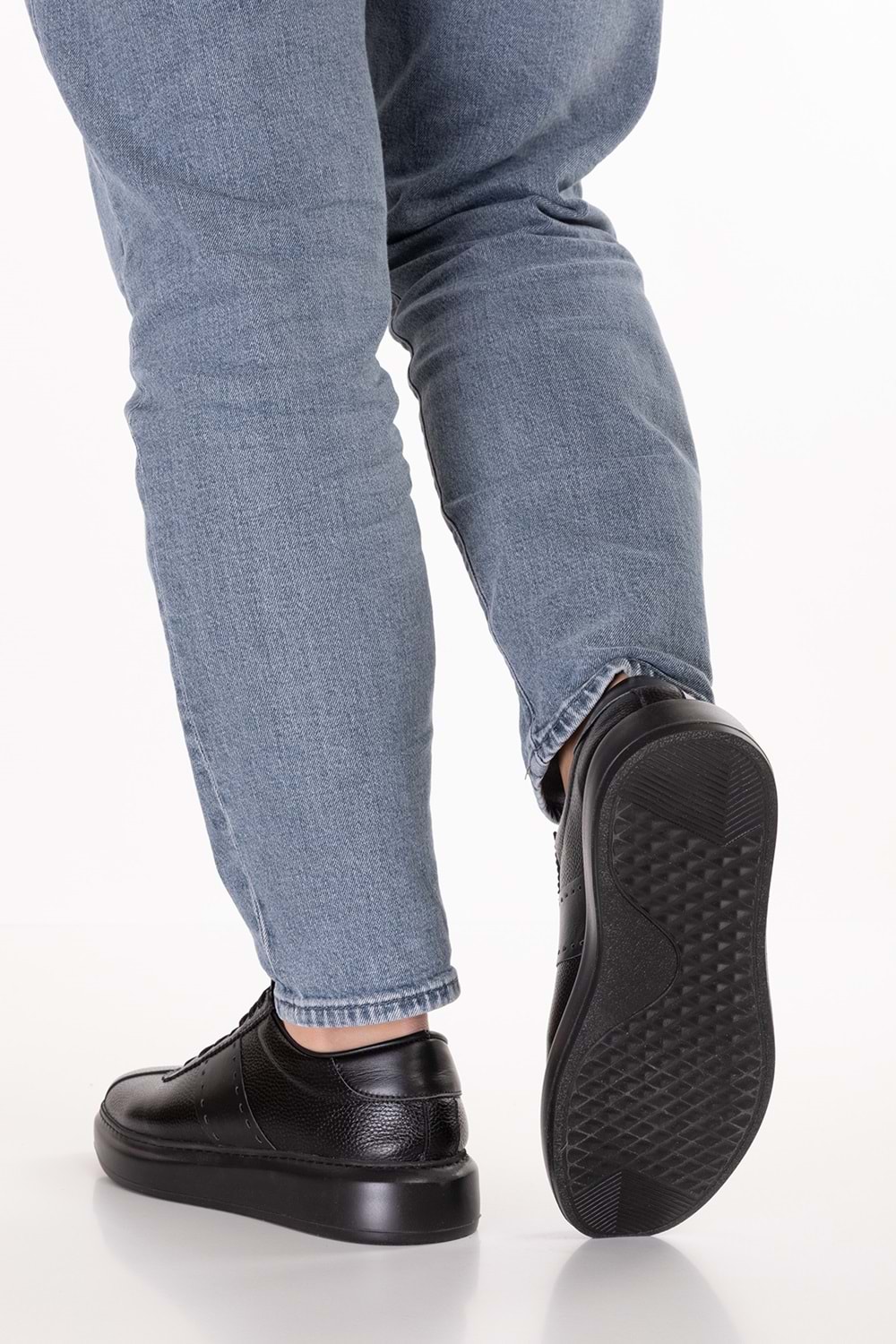 Gondol Içi Dışı Hakiki Deri Günlük Rahat Ayakkabı mals.348 - Siyah - 42