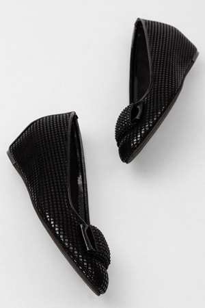 Gondol Ev Ayakkabısı Siyah Yılan 35 dmr.153