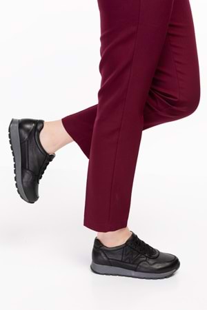 Gondol Içi Dışı Hakiki Deri Anatomik Taban Spor Ayakkabı flf.444 - Black GT - 38