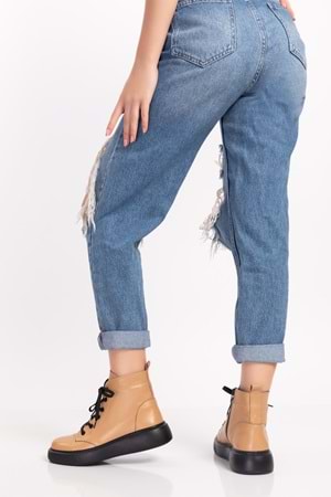 Gondol Içi Dışı Hakiki Deri Anatomik Taban Bot gap.15500 - Nude - 37