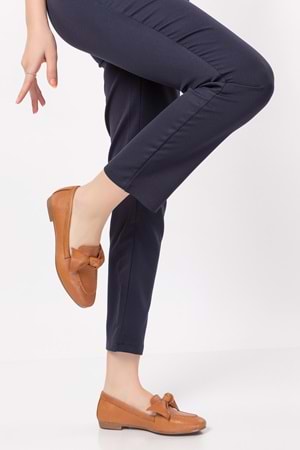 Gondol Hakiki Deri Loafer Ayakkabı esl.108 - Taba - 37