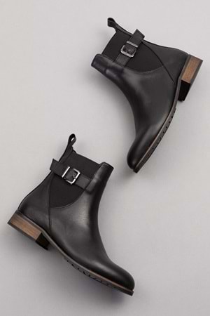 Gondol Kadın Hakiki Deri Günlük Klasik Bot anl.2726 - Siyah - 39