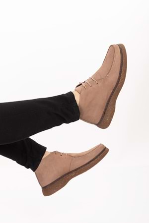 Gondol Erkek Hakiki Deri Günlük Bot src.504 - Bej Nubuk - 42