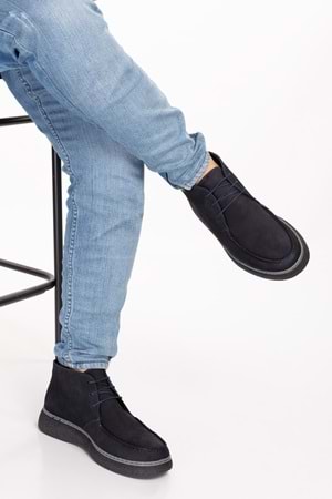 Gondol Erkek Hakiki Deri Günlük Bot src.504 - Laci Nubuk - 43