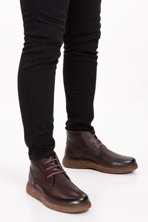 Gondol Erkek Hakiki Deri Günlük Bot src.706 - Kahverengi - 40