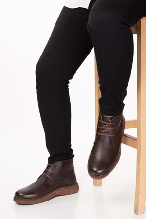 Gondol Erkek Hakiki Deri Günlük Bot src.706 - Kahverengi - 40