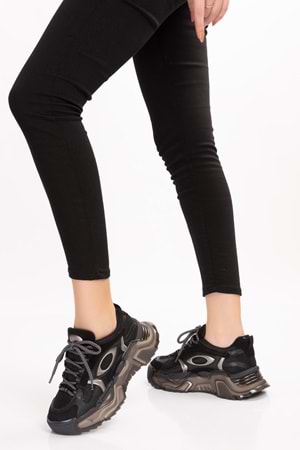 Gondol Sneakers Renkli Günlük Spor Ayakkabı mrs.60115 - Siyah - 39