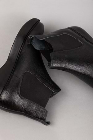 Gondol Erkek Hakiki Deri Günlük Bot src.704 - Siyah - 40