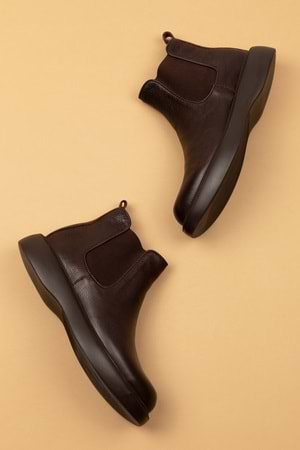 Gondol Erkek Hakiki Deri Günlük Bot src.704 - Kahverengi - 45