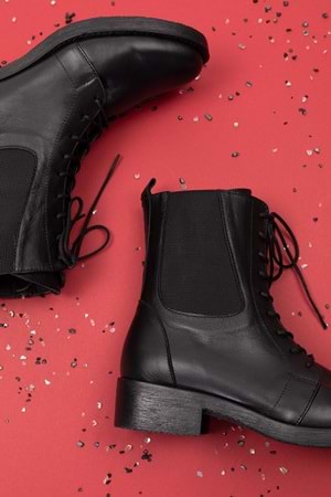 Gondol Hakiki Deri Günlük Hafif Taban Bot ell.7024 - Siyah - 40