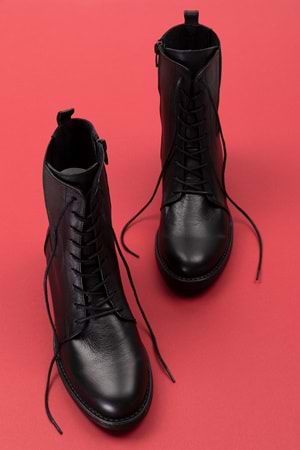 Gondol Hakiki Deri Günlük Hafif Taban Bot ell.7024 - Siyah - 40