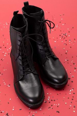 Gondol Hakiki Deri Günlük Hafif Taban Bot ell.7024 - Siyah - 40