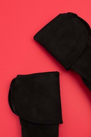 Gondol Kadın Diz Üstü Çorap Çizme anl.2535 - Siyah - 41