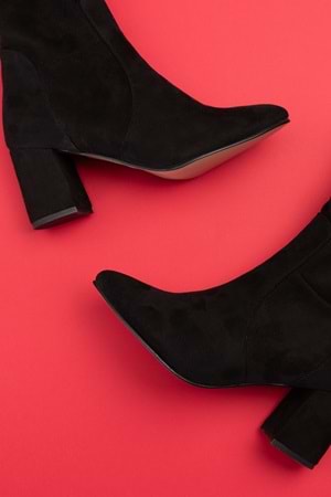 Gondol Kadın Diz Üstü Çorap Çizme anl.2535 - Siyah - 41