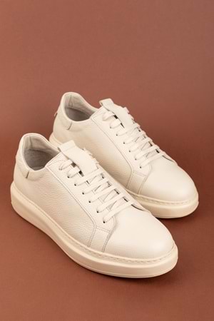 Gondol Içi Dışı Hakiki Deri Günlük Rahat Ayakkabı mals.352 - Bej - 42