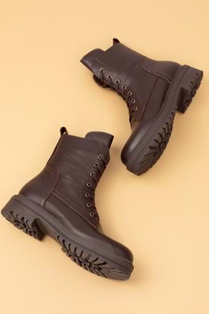 Gondol Hakiki Deri Rahat Günlük Postal Bot anl.2716 - Kahverengi - 36