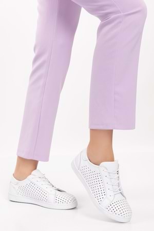 Gondol Kadın Hakiki Deri Günlük Rahat Ayakkabı gnd.108 - Beyaz - 40