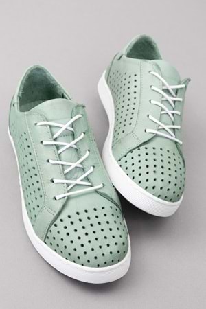 Gondol Kadın Hakiki Deri Günlük Rahat Ayakkabı gnd.108 - Mint - 36