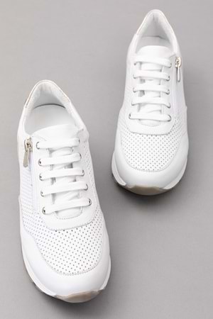 Gondol Içi Dışı Hakiki Deri Anatomik Taban Spor Ayakkabı gnd.20578 - Beyaz - 36