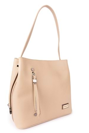 Gondol Kadın Şık Günlük Omuz Çantası gp.010 - Vizon