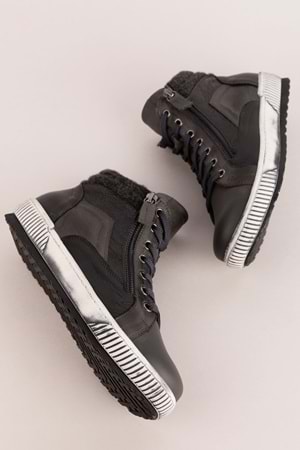 Gondol Içi Dışı Hakiki Deri Günlük Bot tzr.24050 - Antrasit - 40