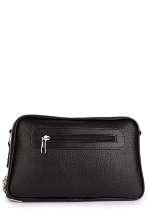 Gondol Kadın Günlük Çapraz Omuz Çantası gp.1327 - Siyah Flötr