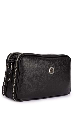 Gondol Kadın Günlük Çapraz Omuz Çantası gp.1327 - Siyah Flötr