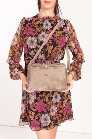 Gondol Kadın Günlük Çapraz Omuz Çantası gp.1327 - Vizon - TEK EBAT