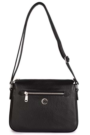 Gondol Kadın Günlük Çapraz Omuz Çantası gp.1420 - Siyah Flötr