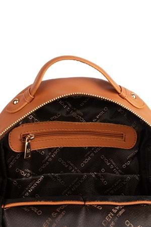 Gondol Kadın Günlük Şık El ve Sırt Çantası gp.1433 - Vizon Desen